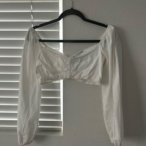 LONG SLEEVE CROP TOP